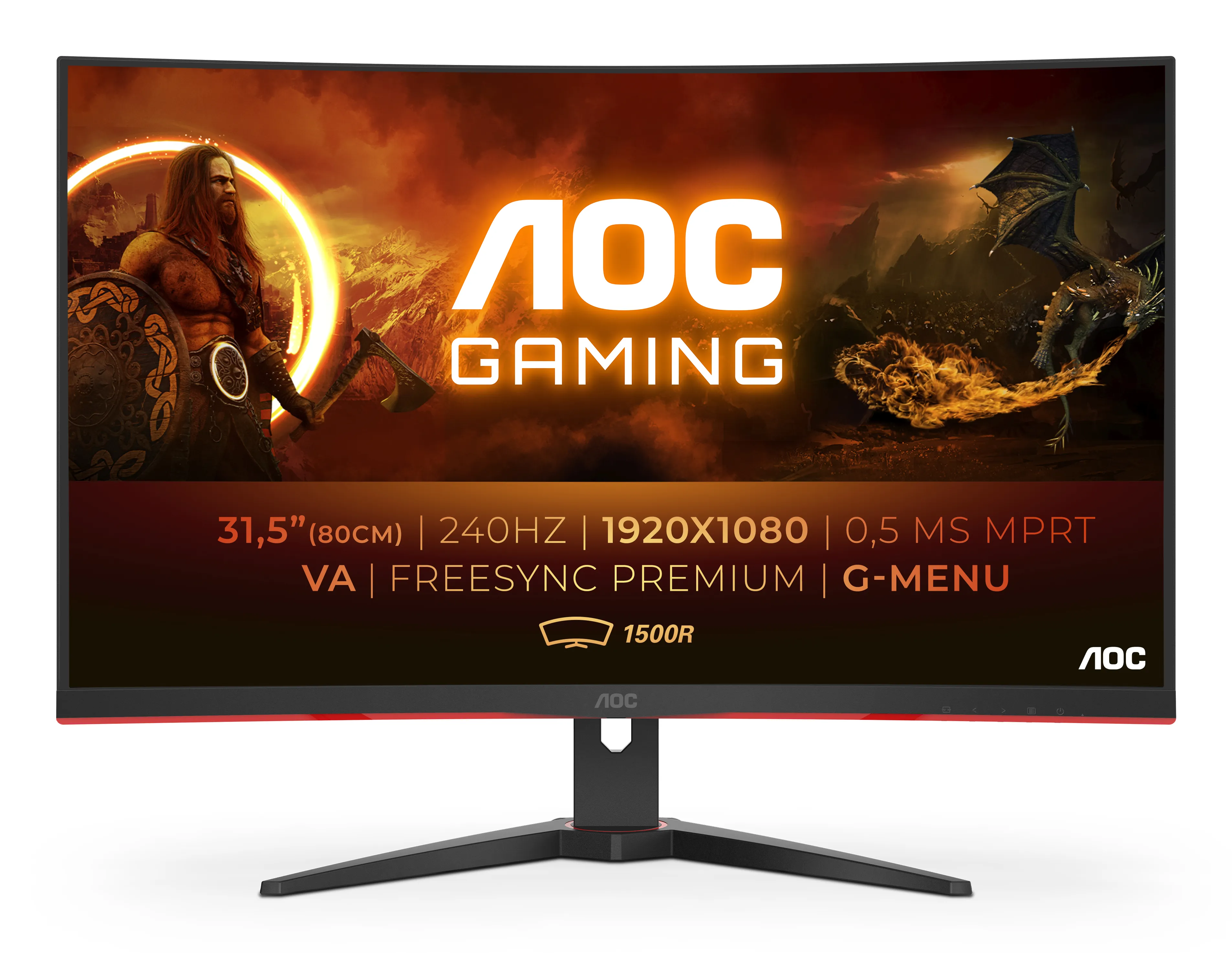AOC 32&quot; G2 C32G2ZE/BK Full HD, VA - curved gaming monitor