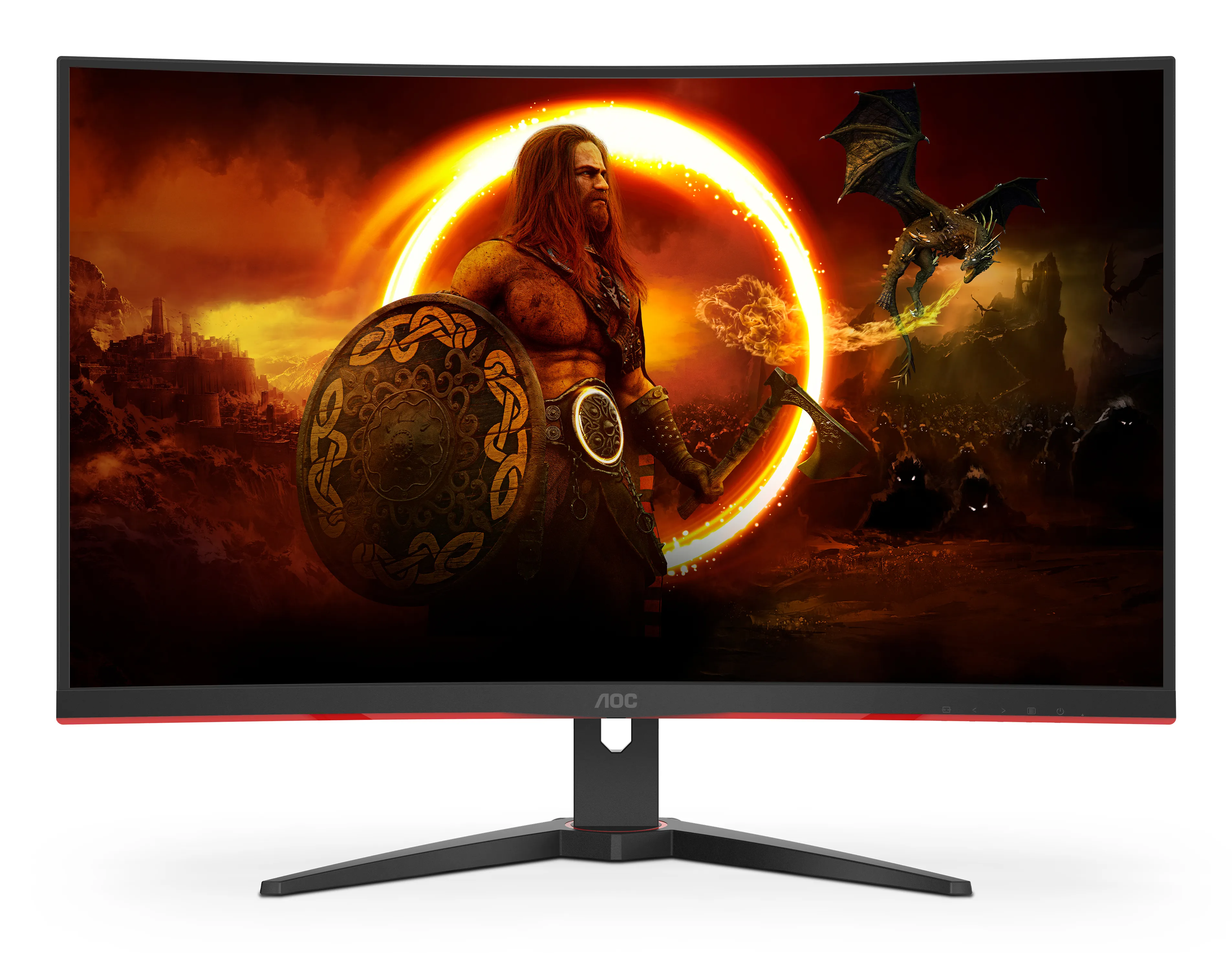AOC 31.5&quot; CQ32G2SE/BK, QHD, VA - curved gaming monitor