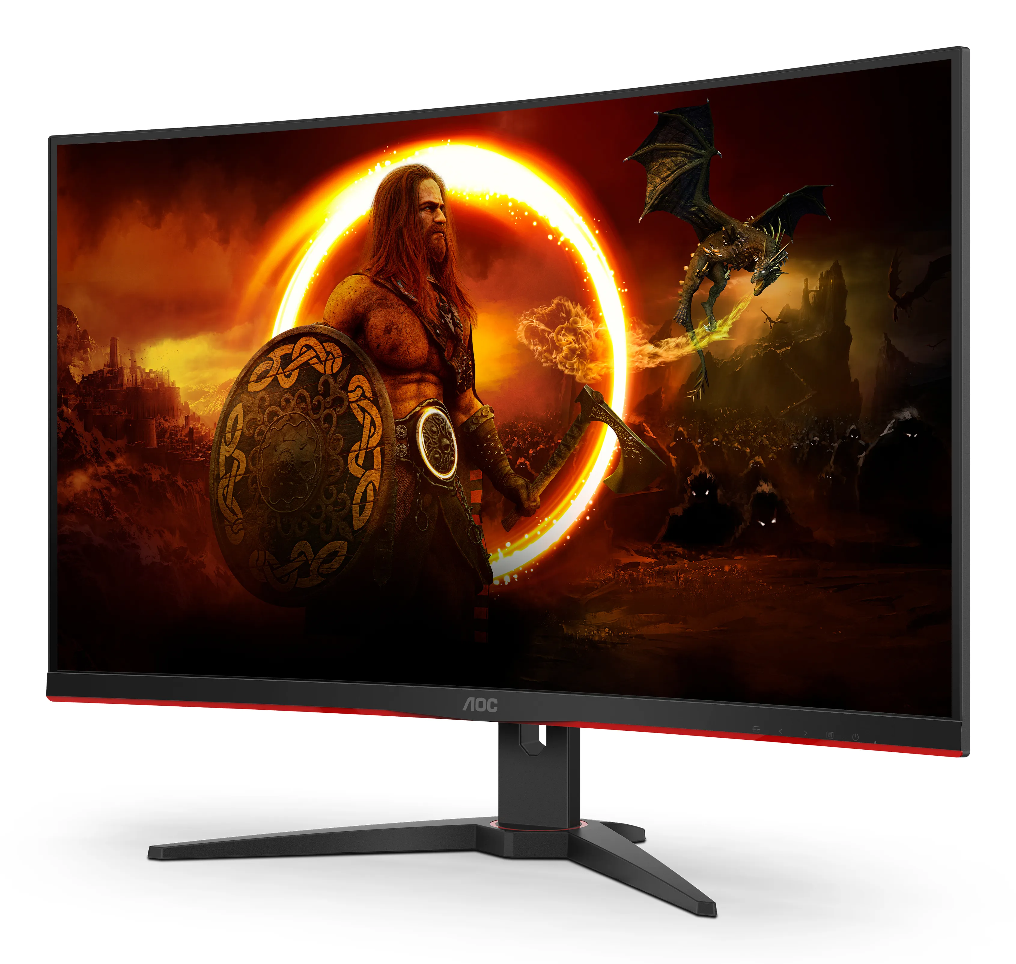 AOC 31.5&quot; CQ32G2SE/BK, QHD, VA - curved gaming monitor