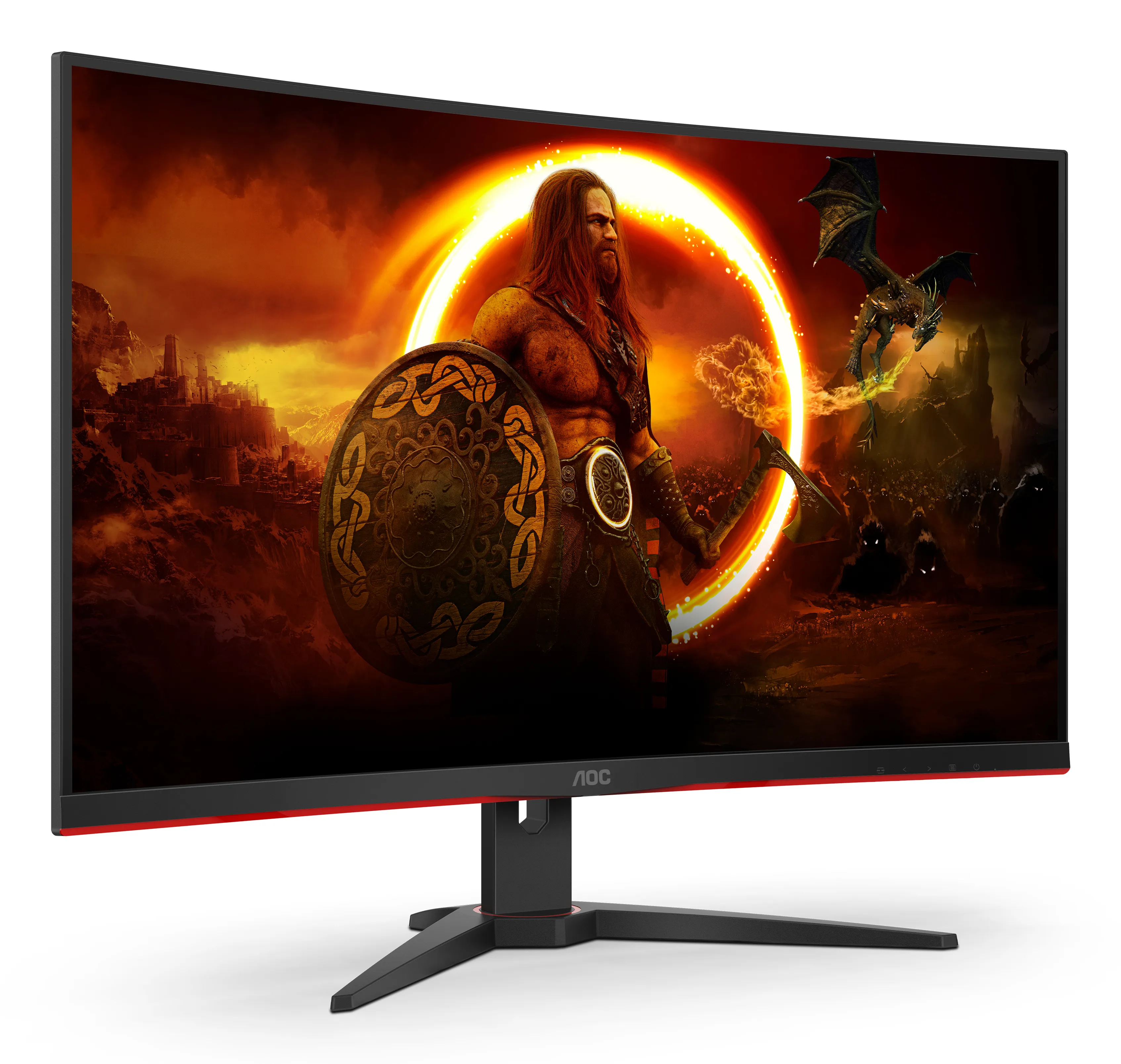 AOC 31.5&quot; CQ32G2SE/BK, QHD, VA - curved gaming monitor