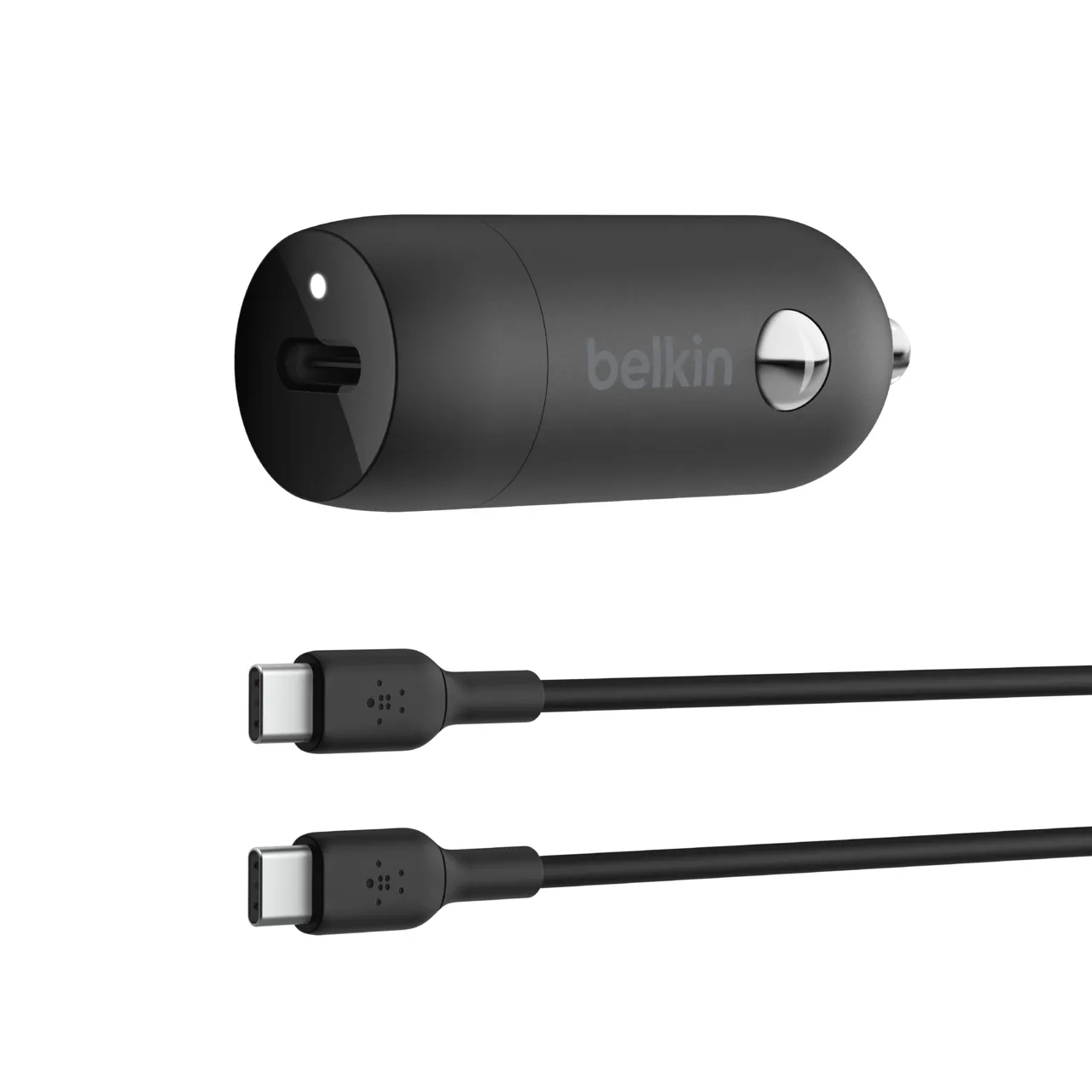 Belkin 30W Car Charger USBC-C -autolaturi, 1m, Musta