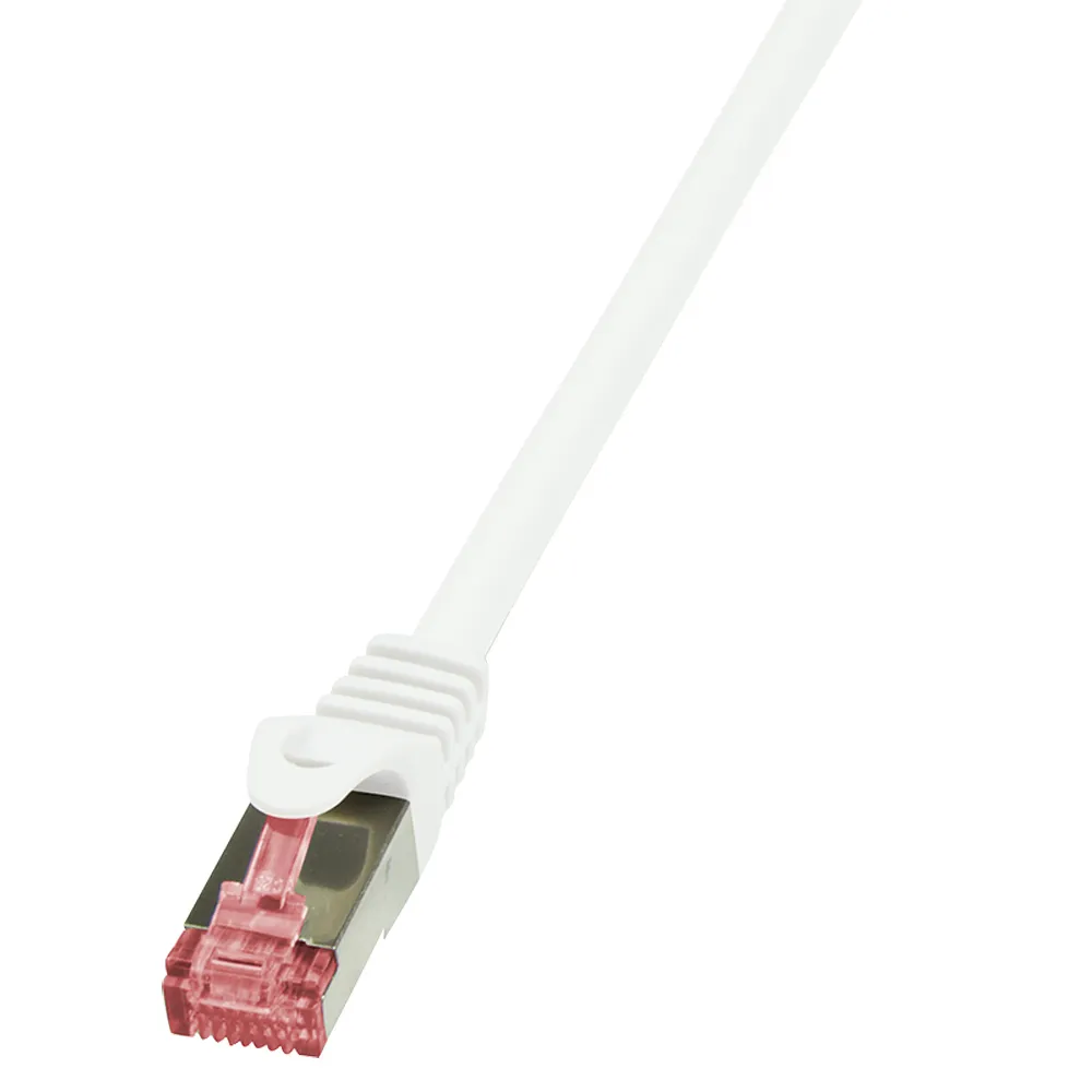 Logilink Cat6 S/FTP -verkkokaapeli, 0,5 m, Valkoinen