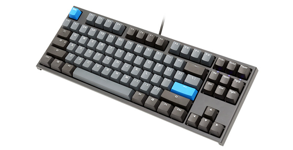 Ducky One 2 Skyline TKL -w USB-C- Cherry MX Blue Nordic layout -w USB-C connection -PBT keycaps