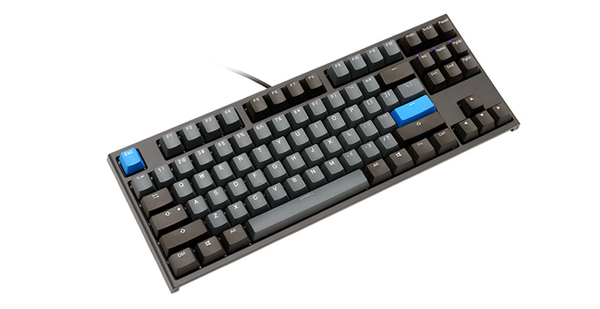 Ducky One 2 Skyline TKL -w USB-C- Cherry MX Blue Nordic layout -w USB-C connection -PBT keycaps