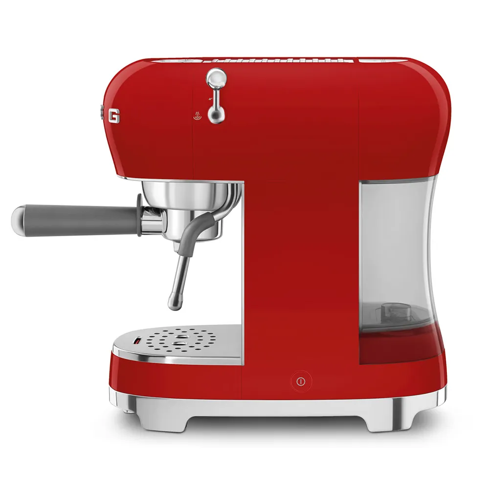 Smeg 50's Style ECF02RDEU - espresso machine, Red