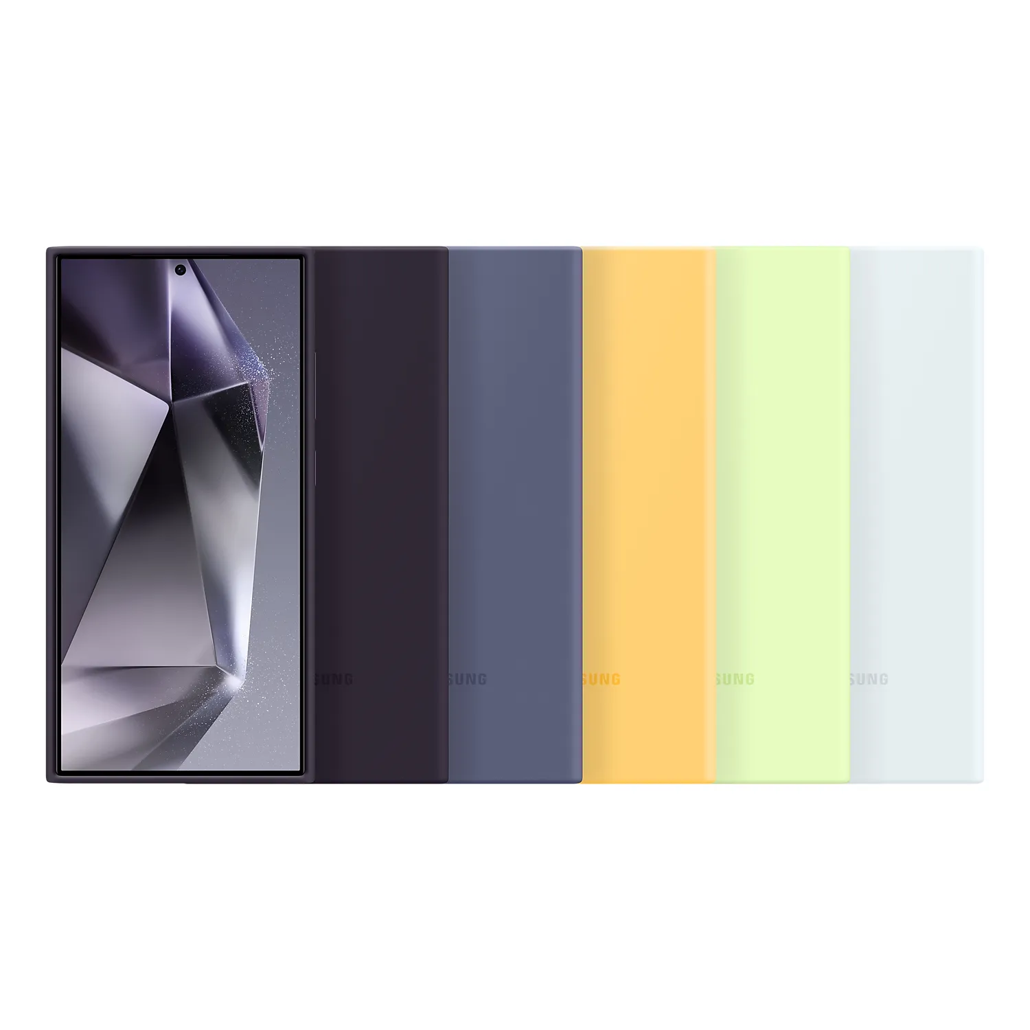 Samsung Galaxy S24 Ultra -silikonikuori, Violetti