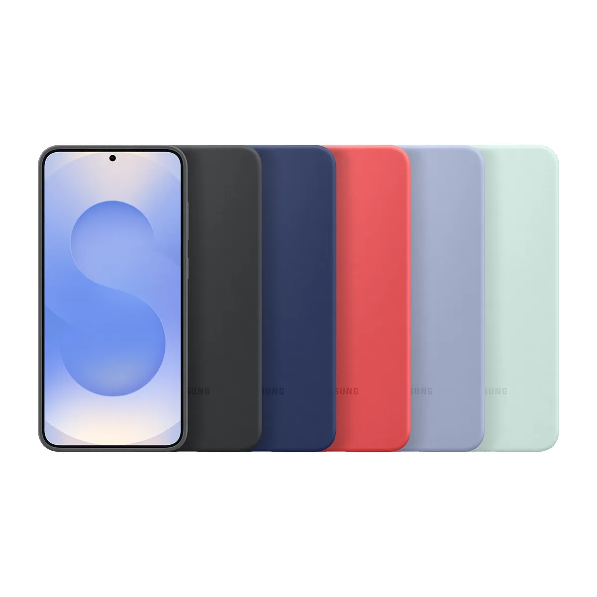 Samsung Galaxy S25+ Silicone Case, Light Blue