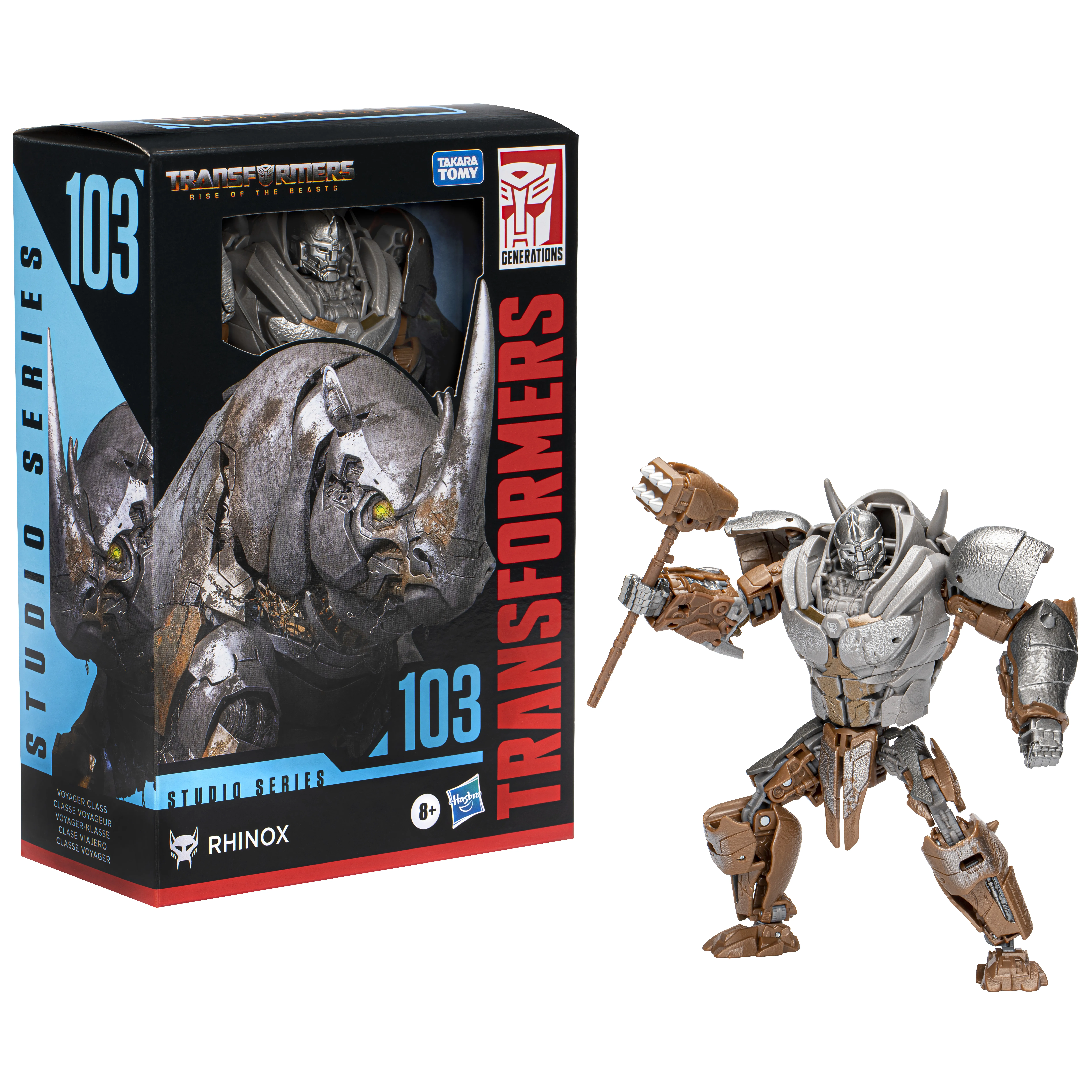 Hasbro Transformers Studio Series Voyager 103 Rhinox toy figure