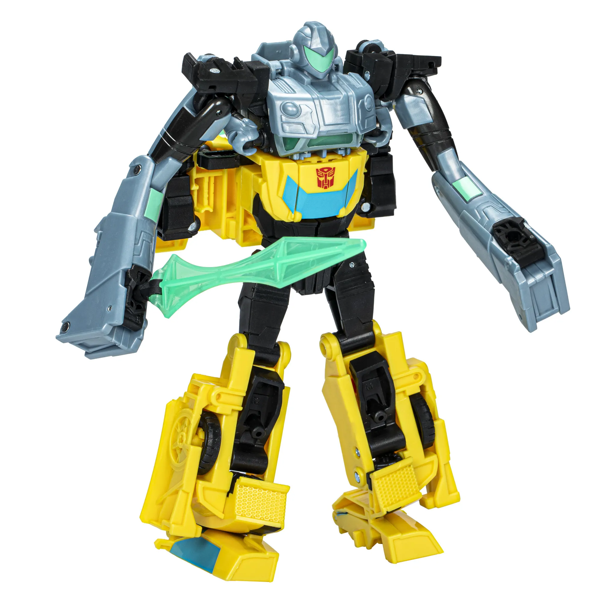 Hasbro Transformers EarthSpark Cyber-Combiner Bumblebee and Mo Malto toy figure