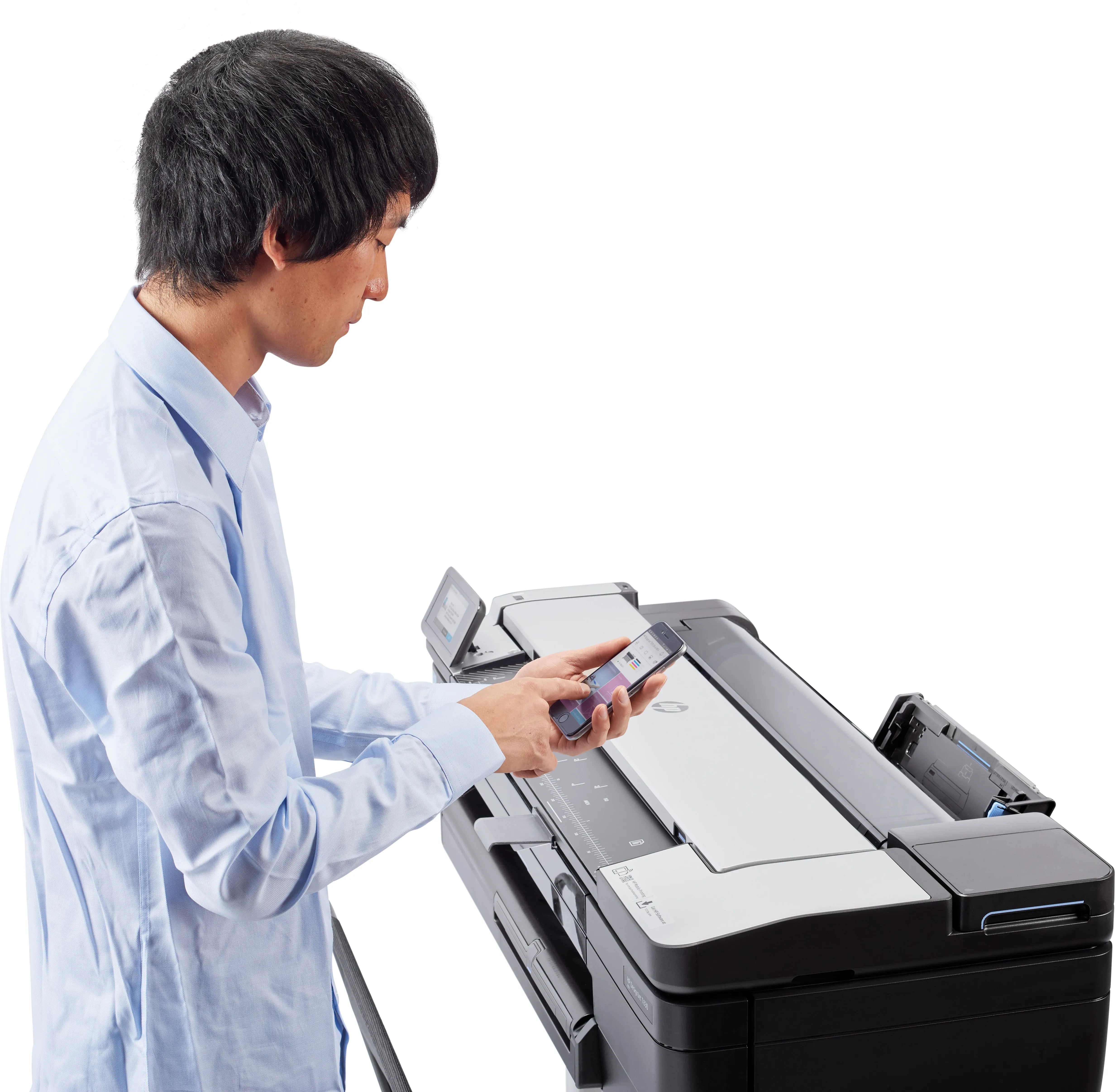 HP DesignJet T830 - 24&quot; monitoimitulostin - v&auml;ri - mustesuihku - 610 x 2770 mm (alkuper&auml;inen) - Rulla (61 cm) (media) - jopa 0.43 min/sivu (tulostus) - 1 rulla