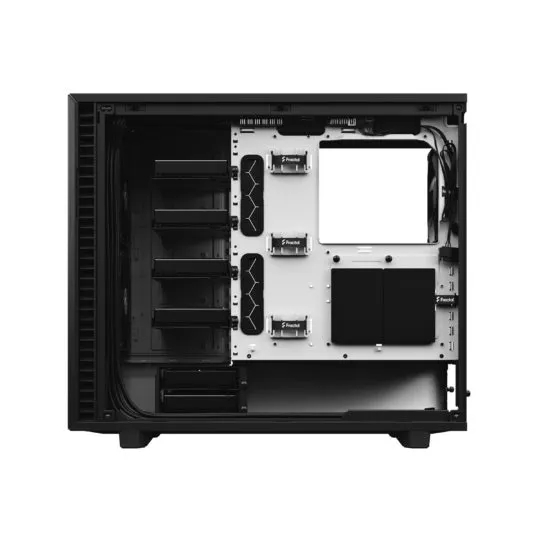 Fractal Design Define 7 - Mid Tower chassi med f&ouml;nster, Black/White / Clear Tint