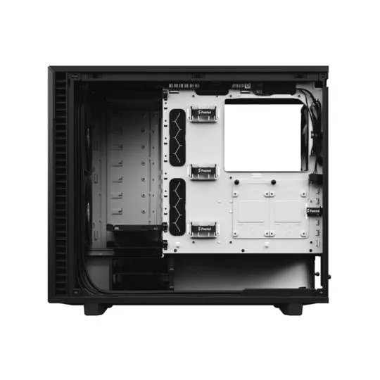 Fractal Design Define 7 - Mid Tower chassi med f&ouml;nster, Black/White / Clear Tint