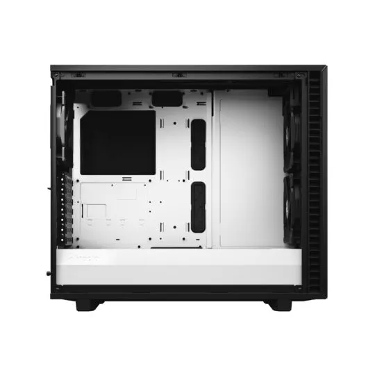 Fractal Design Define 7 - Mid Tower chassi med f&ouml;nster, Black/White / Clear Tint