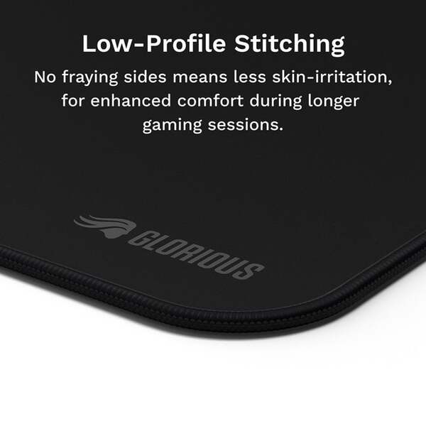Glorious GMP 2 Edgeless Cloth XXL Gaming Mousepad, 915x460 mm, Black