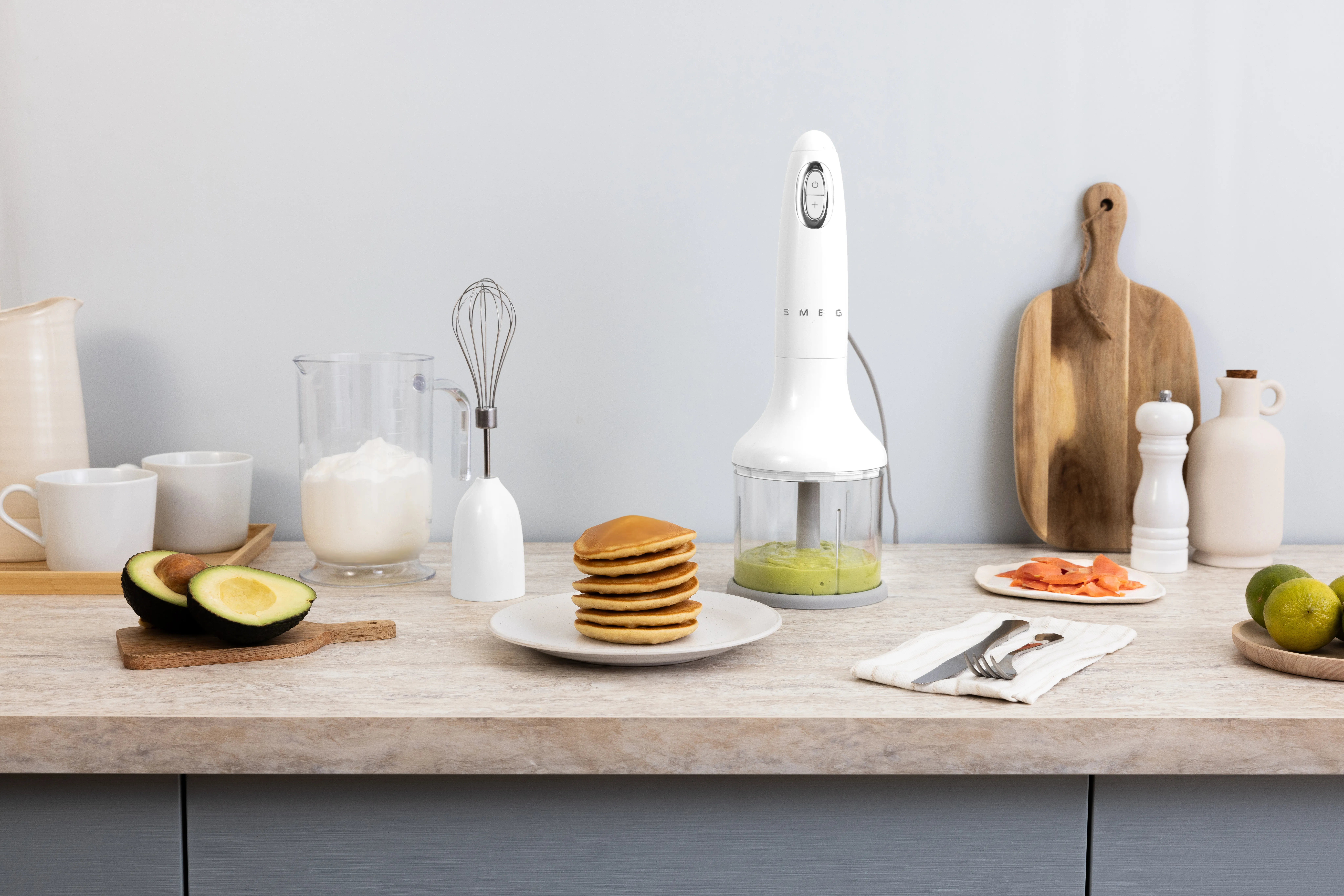 Smeg 50's Style - stavmixer, Vit