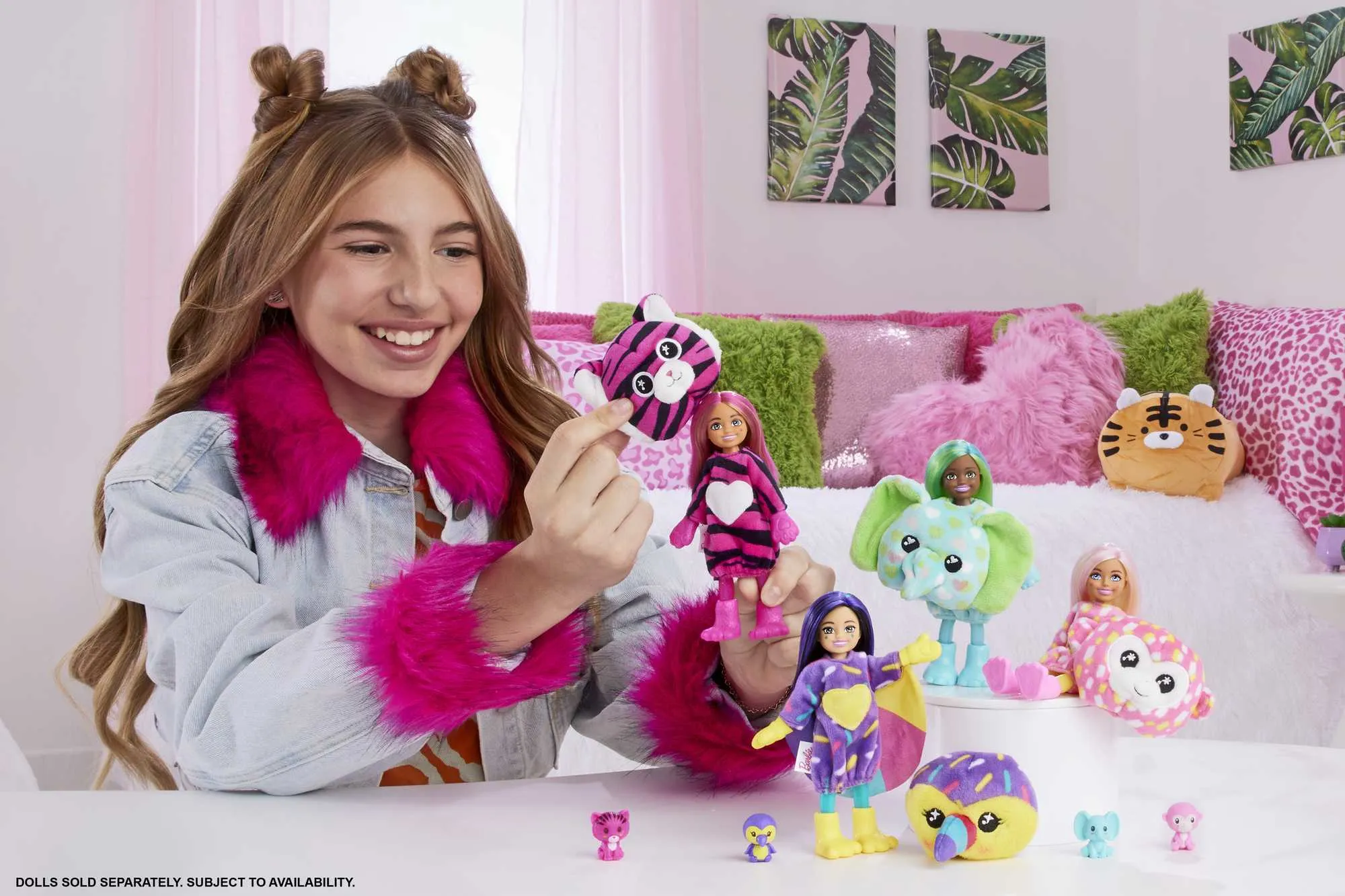 Mattel Barbie Cutie Reveal Chelsea Jungle Series - Monkey, Doll