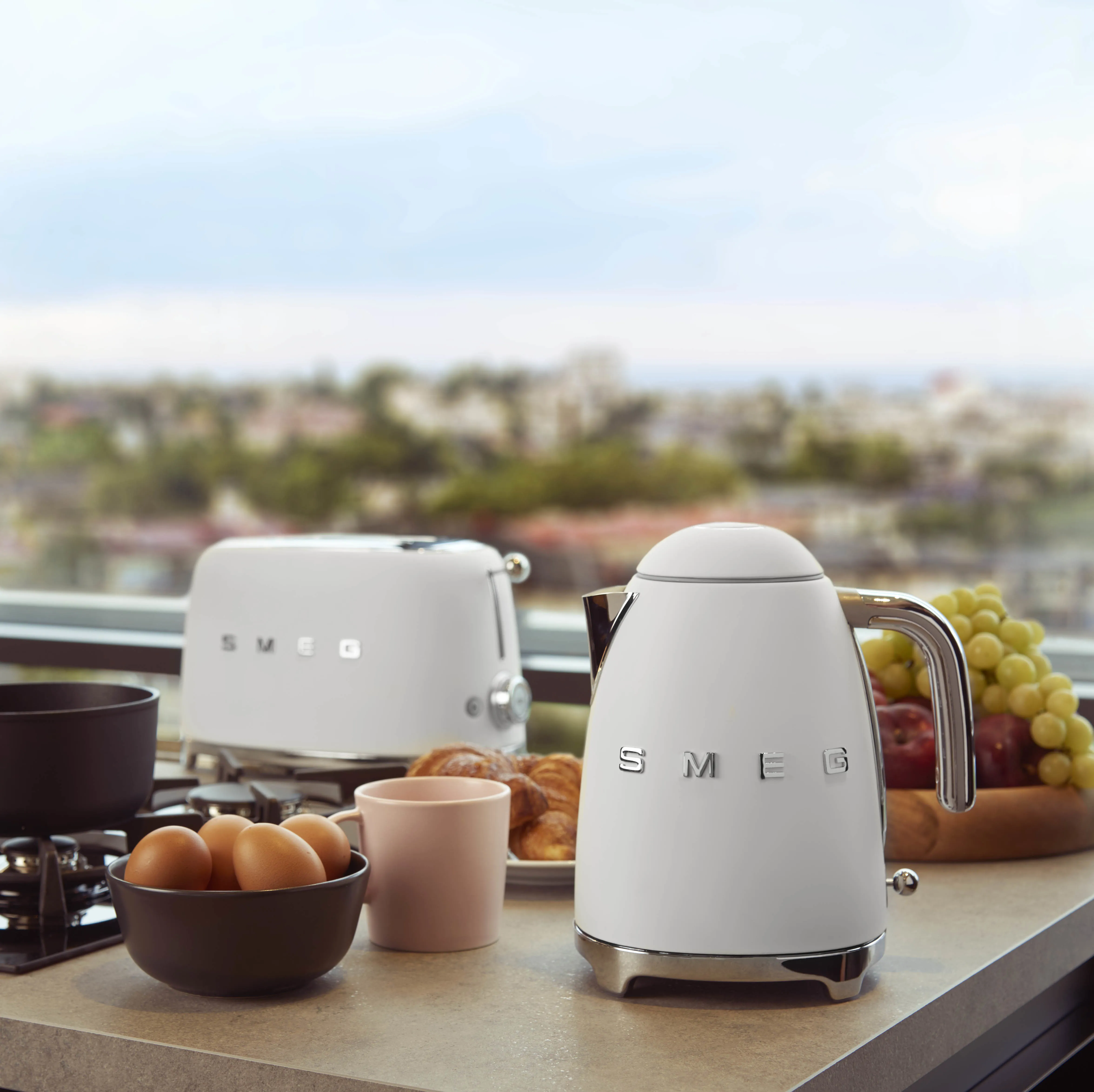Smeg 50's Style - vattenkokare, Vit, 1.7l
