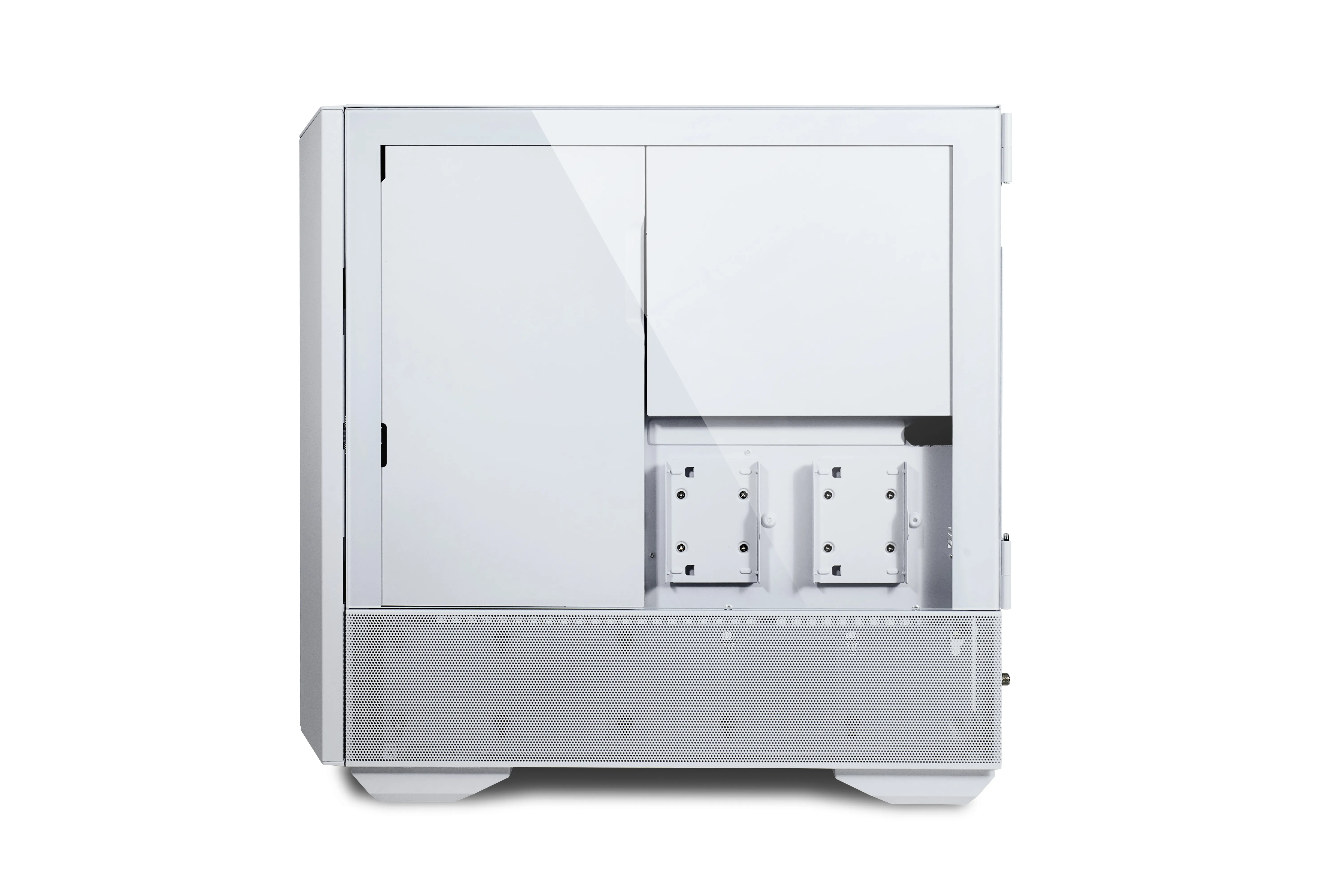 LIAN LI LANCOOL III -miditornikotelo ikkunalla, RGB-valaistuksella, valkoinen