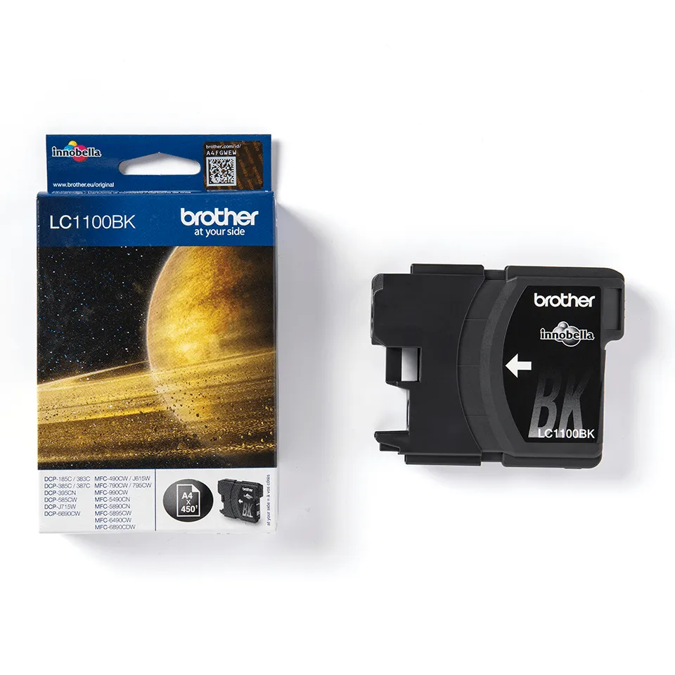 Brother LC1100BK ink cartridge, Black