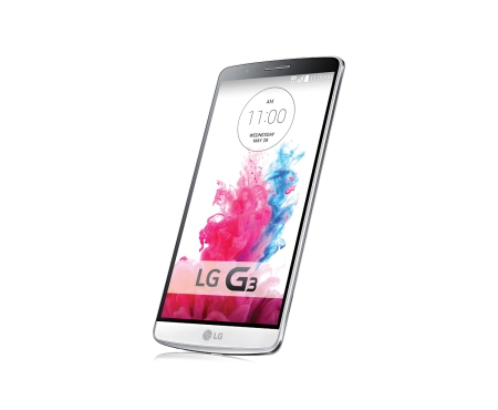 LG G3 D855 - 4G - 32 Gt + microSDXC paikka - 5.5" - 2560 x 1440 pikseli&auml; ( 538 ppi ) - IPS - 13 megapikseli&auml; - Android - silkin valkoinen