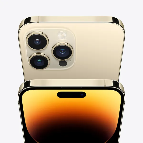 Kunnostettu iPhone 14 Pro 128 Gt -puhelin, Kulta (Hyvä kunto)