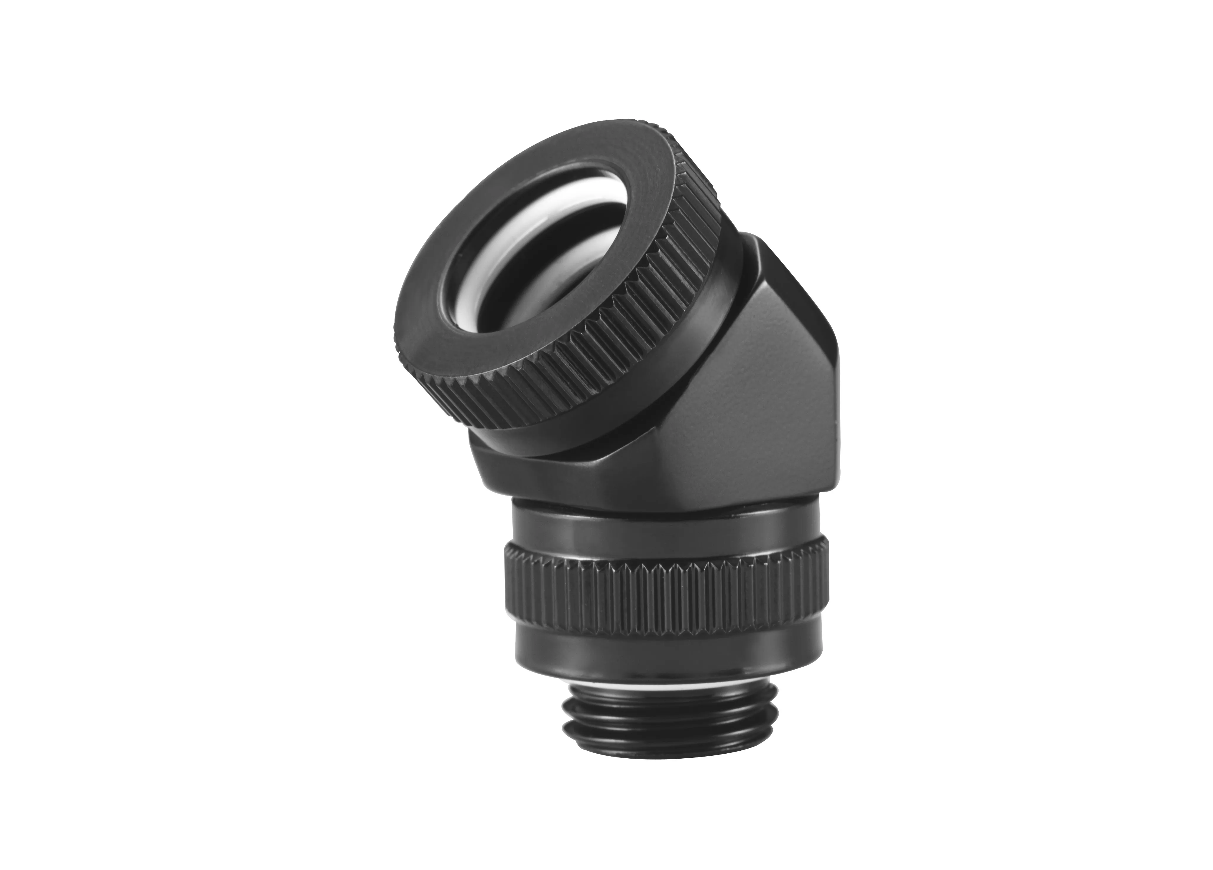 Phanteks M-F Rotary Fitting 45°. G1/4 - Black