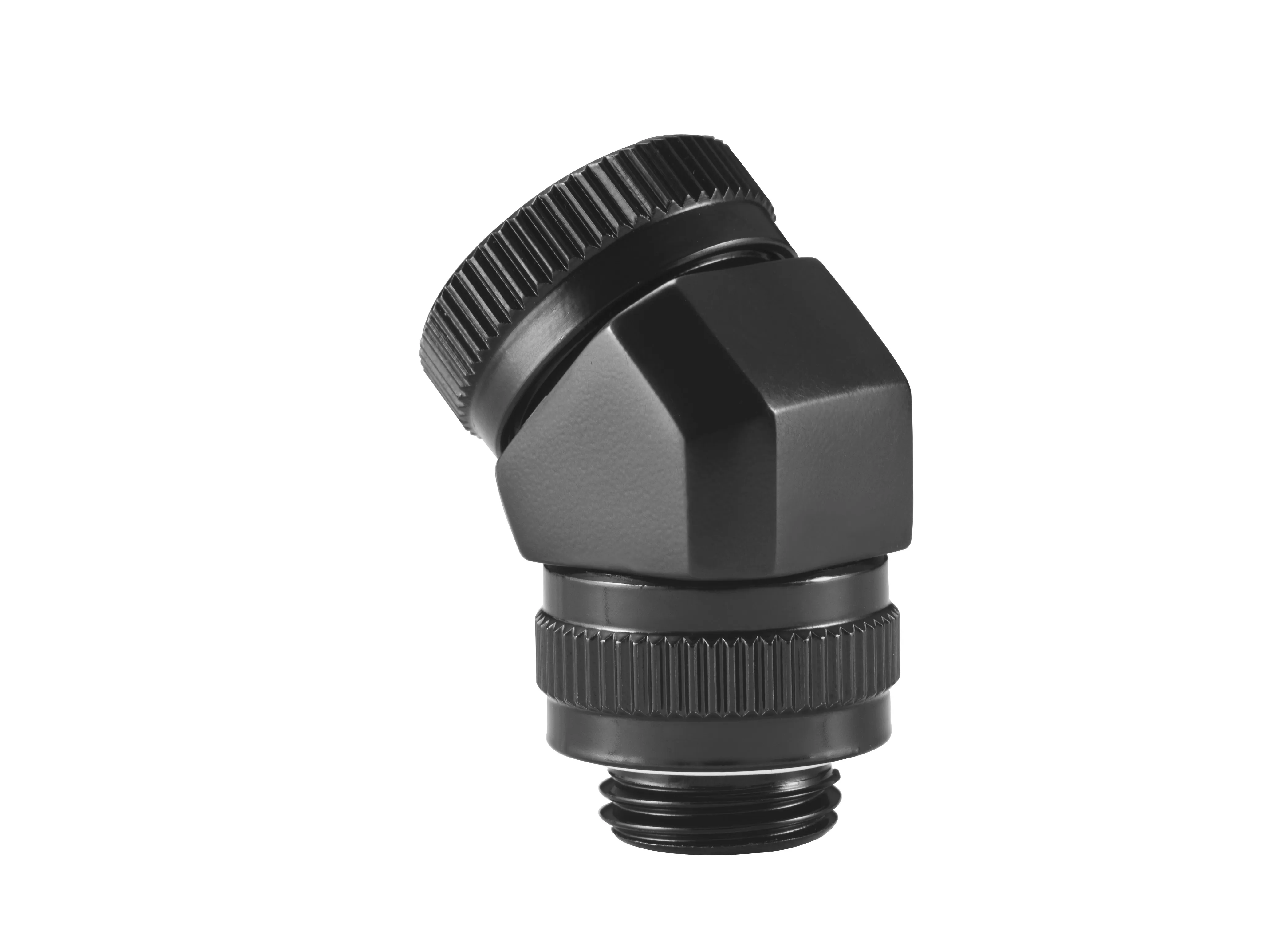 Phanteks M-F Rotary Fitting 45°. G1/4 - Black