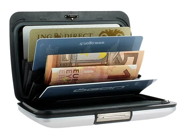 ÖGON Stockholm V2 Alu credit card holder Silver