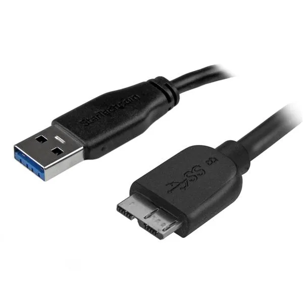 Startech  USB-A - Micro-USB B - cable, 2m, Black