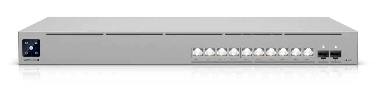 Ubiquiti USW-PRO-XG-10-POE - Administrerbar Layer 2/Layer 3 Power over Ethernet-switch, Gr&aring;