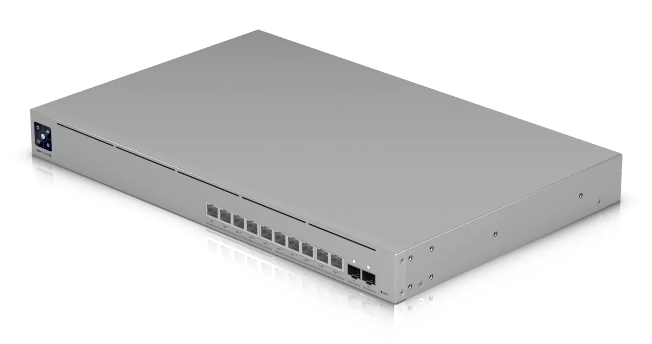 Ubiquiti USW-PRO-XG-10-POE - Administrerbar Layer 2/Layer 3 Power over Ethernet-switch, Gr&aring;