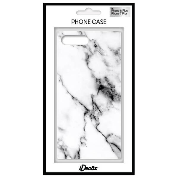 IDECOZ Suojakuori White Marble iPhone 8 PLUS/7 PLUS