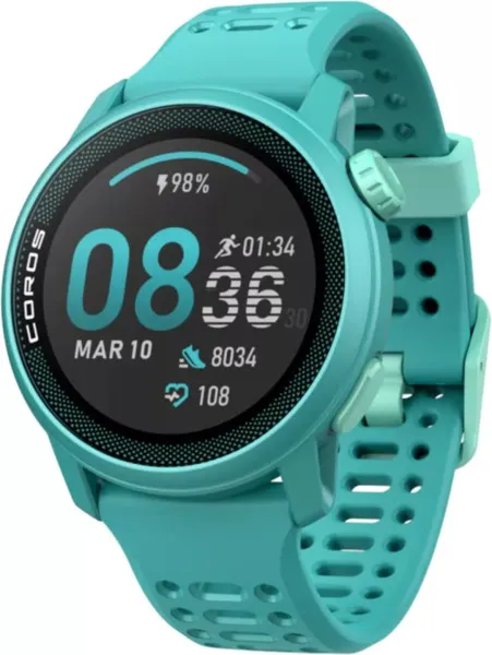 Coros Pace 3 - sports watch, emerald teal, silicone band