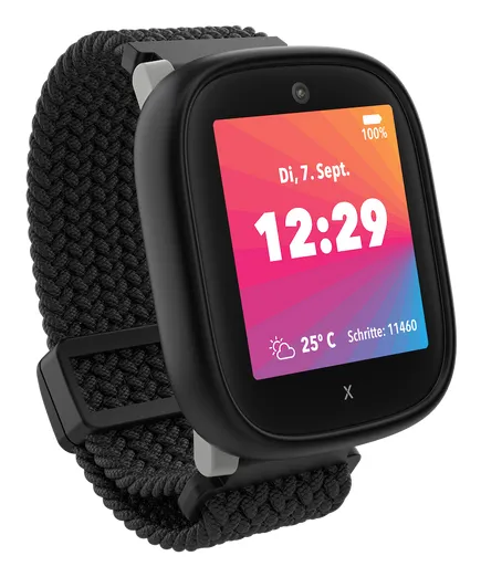 Xplora X6Play Xconnect (2.Gen.) Nano SIM -kellopuhelin, Musta