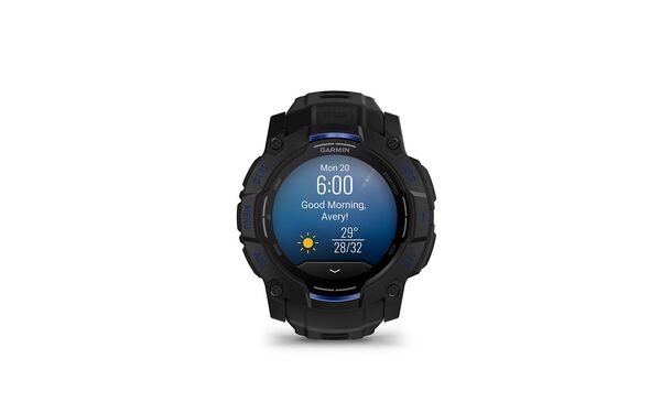Garmin Instinct 3 50mm AMOLED -&auml;lykello, musta