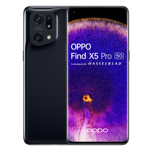 OPPO Find X5 Pro 12/256Gt Android-puhelin, Glaze Black
