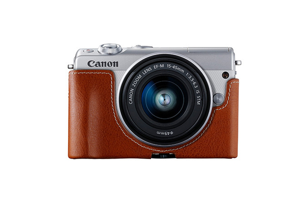 CANON PU LEATHER FACE JACKET EH31-FJ LIGHT BW