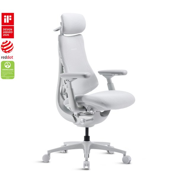 LiberNovo Omni Gen Dynamic Ergonomic Chair - Glacier White
