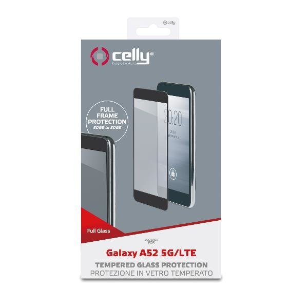 CELLY FULL GLASS GALAXY A52 5G BLACK