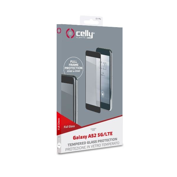 CELLY FULL GLASS GALAXY A52 5G BLACK
