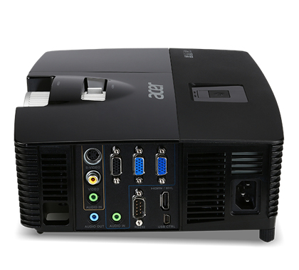 ACER P1383W DLP Projector 3100 ANSI Lumen WXGA 1280x800 3D ready 13000:1 HDMI/MHL 2xVGA USB Type B mini TCO