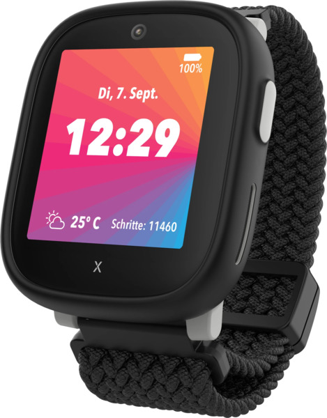 Xplora X6Play Xconnect (2.Gen.) Nano SIM -kellopuhelin, Musta