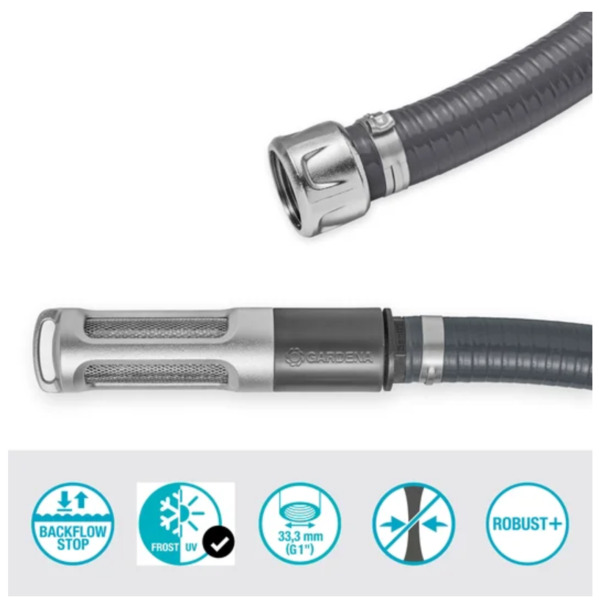 Gardena -imuletku 7 m ja suodatin