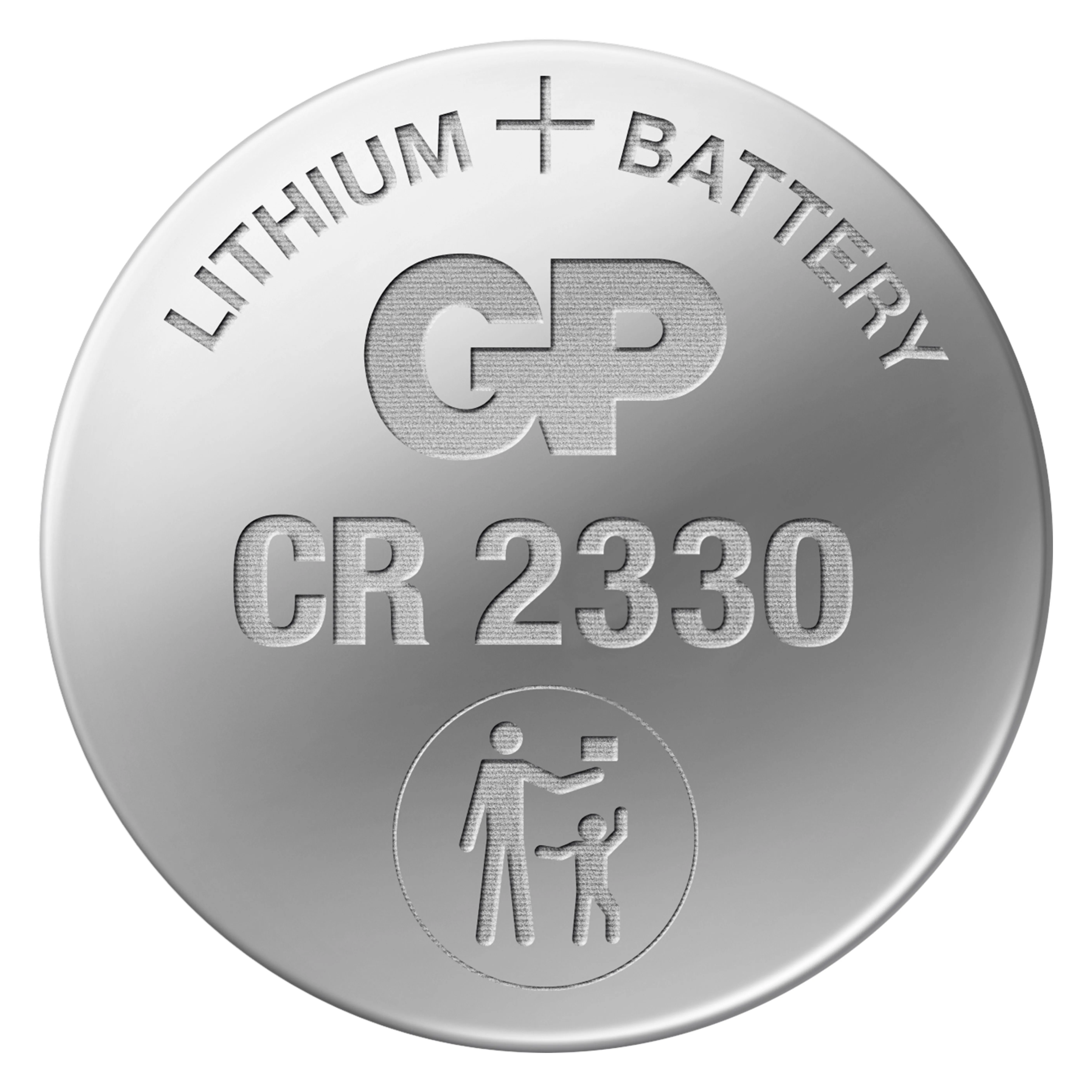 GP Lithium Cell Battery CR2330, 3V, 1-pack