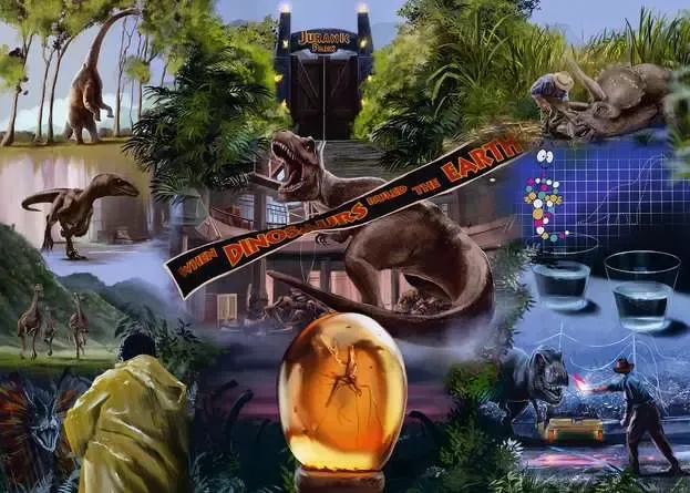 Ravensburger Universal VAULT Movie Collection: Jurassic Park -palapeli, 1000 palaa