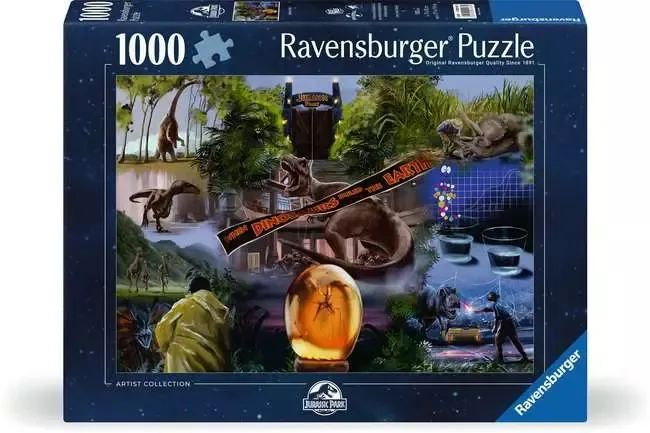 Ravensburger Universal VAULT Movie Collection: Jurassic Park -palapeli, 1000 palaa