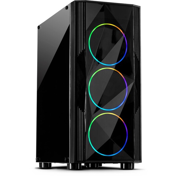 Inter-Tech A-3401 Chevron Gaming Midi-ATX