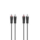 Hama 2x RCA ljudkabel, 0,5 m