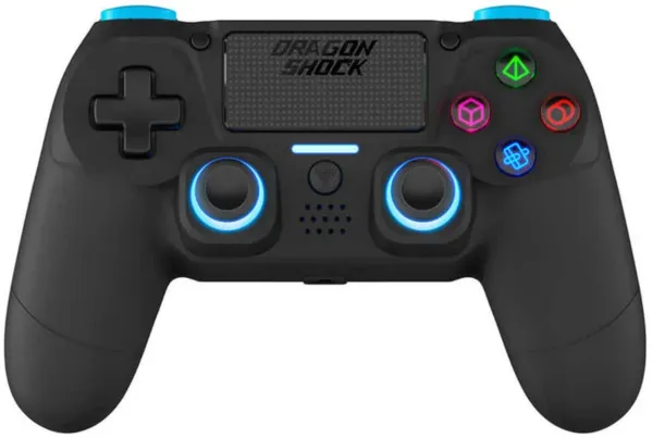 Dragonshock Mizar Bluetooth - tr&aring;dl&ouml;s spelkontroll, svart, PS4