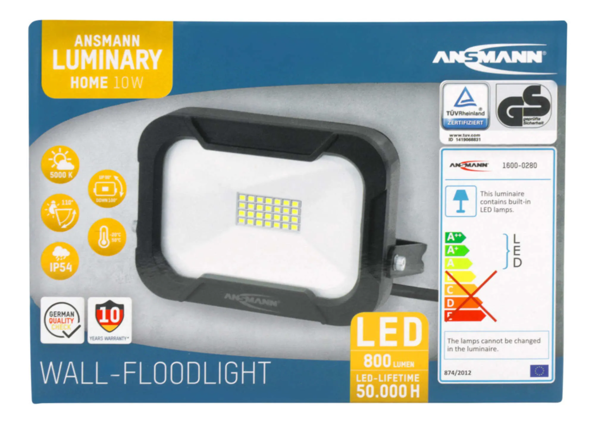 Wfl800 10 W Led Black